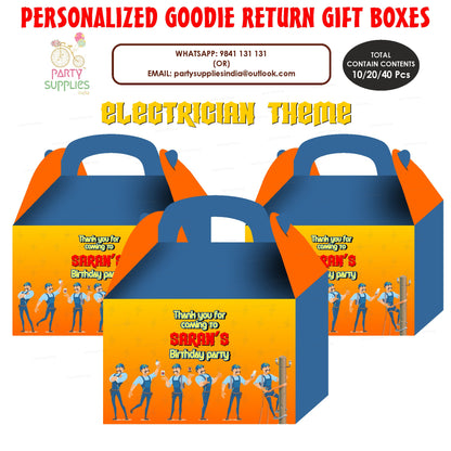 Electrician theme Goodie Return Gift Boxes