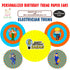 Electrician Theme Paper Fan - image 1 of 3 | Party Supplies India