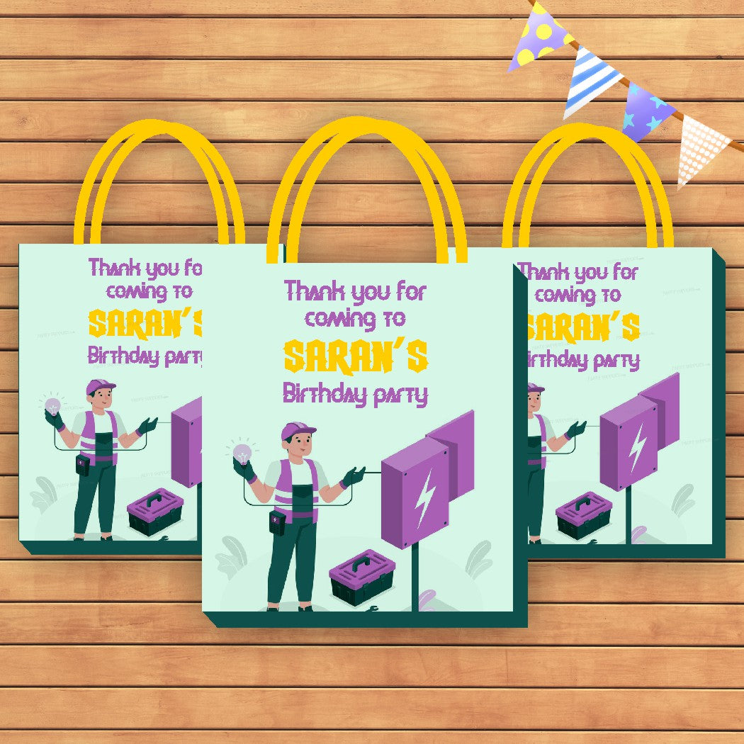 Electrician Theme Return Gift Bag