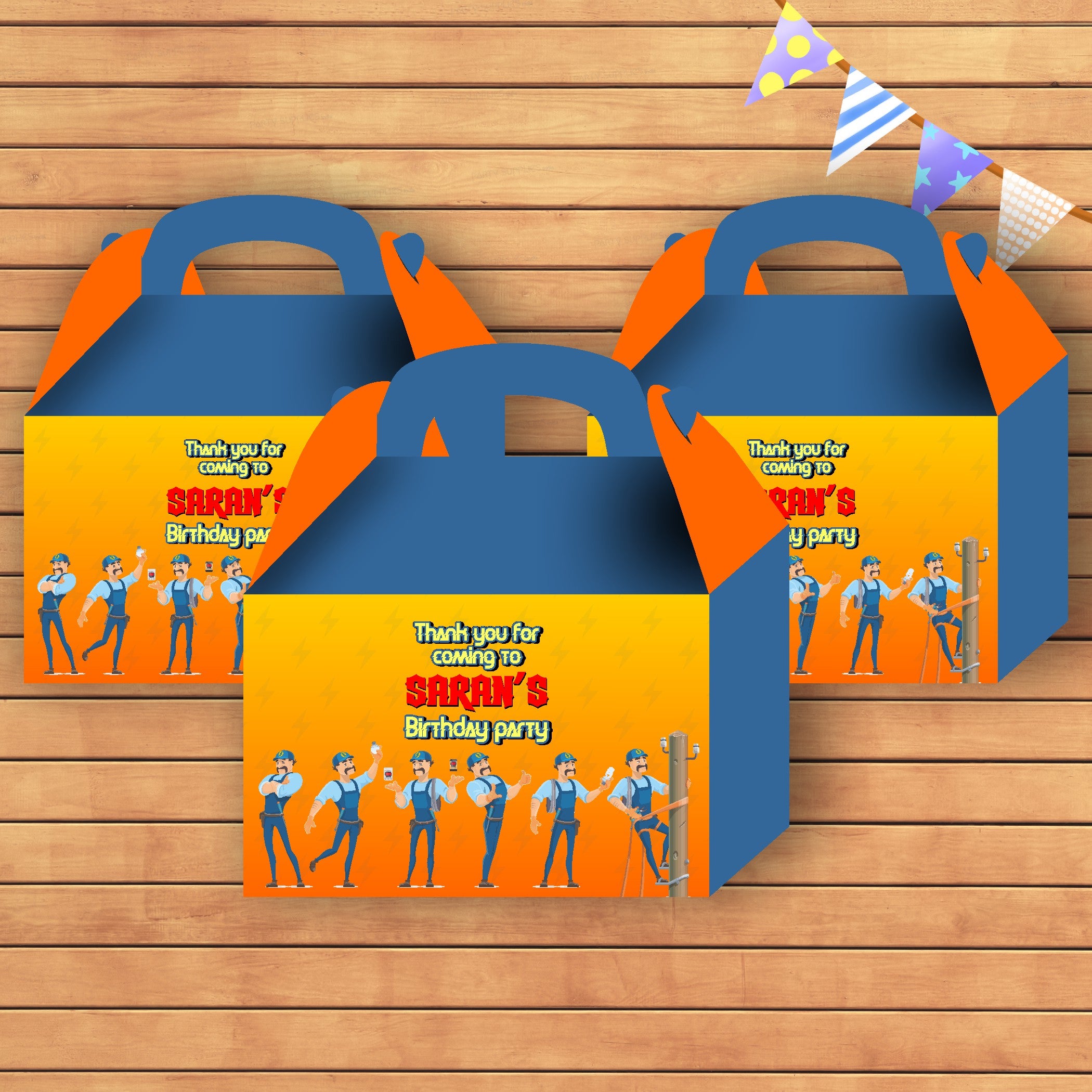 Electrician theme Goodie Return Gift Boxes