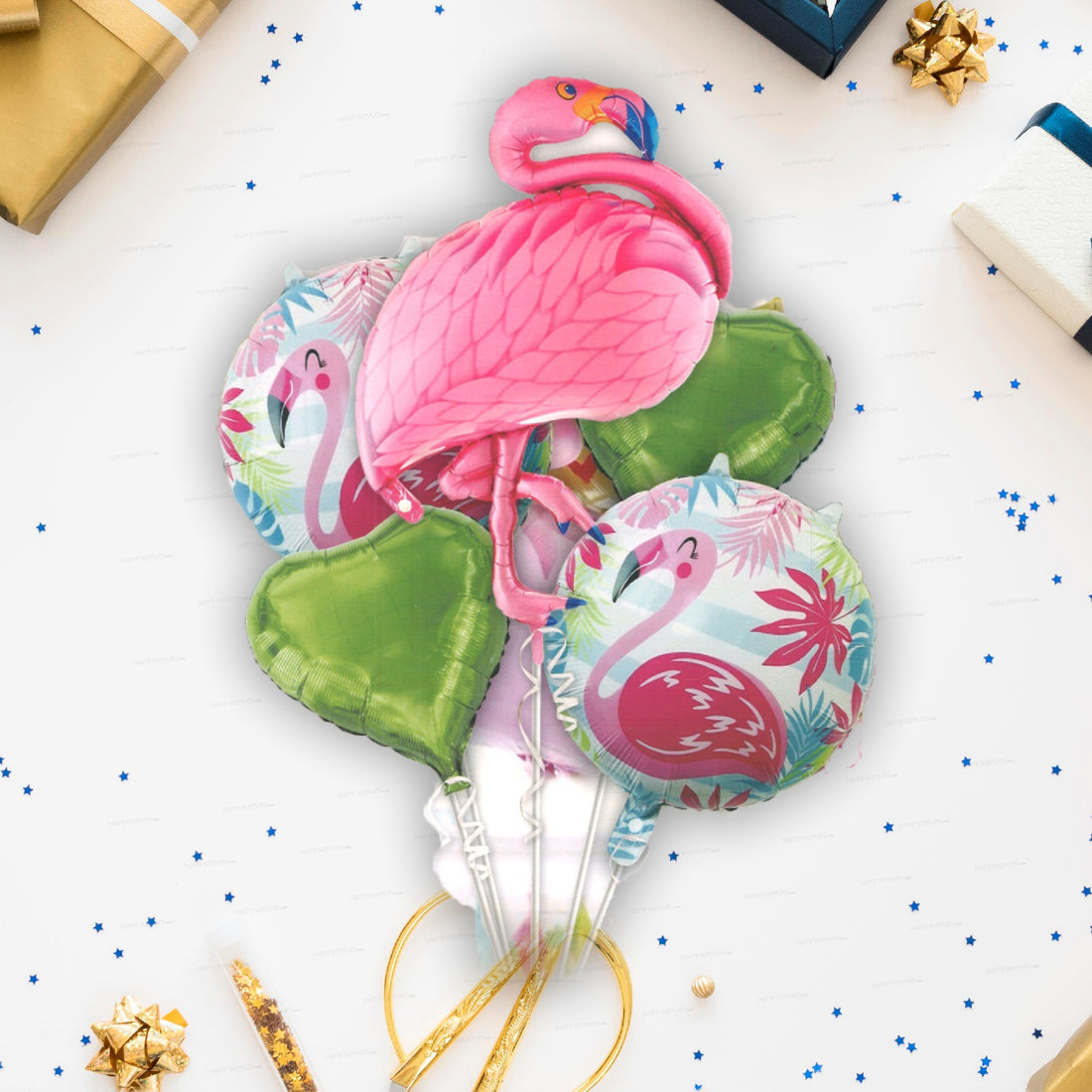PSI Flamingo Theme Foil Balloons Pack