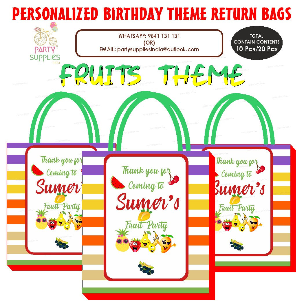 Fruits Theme Return Gift Bag