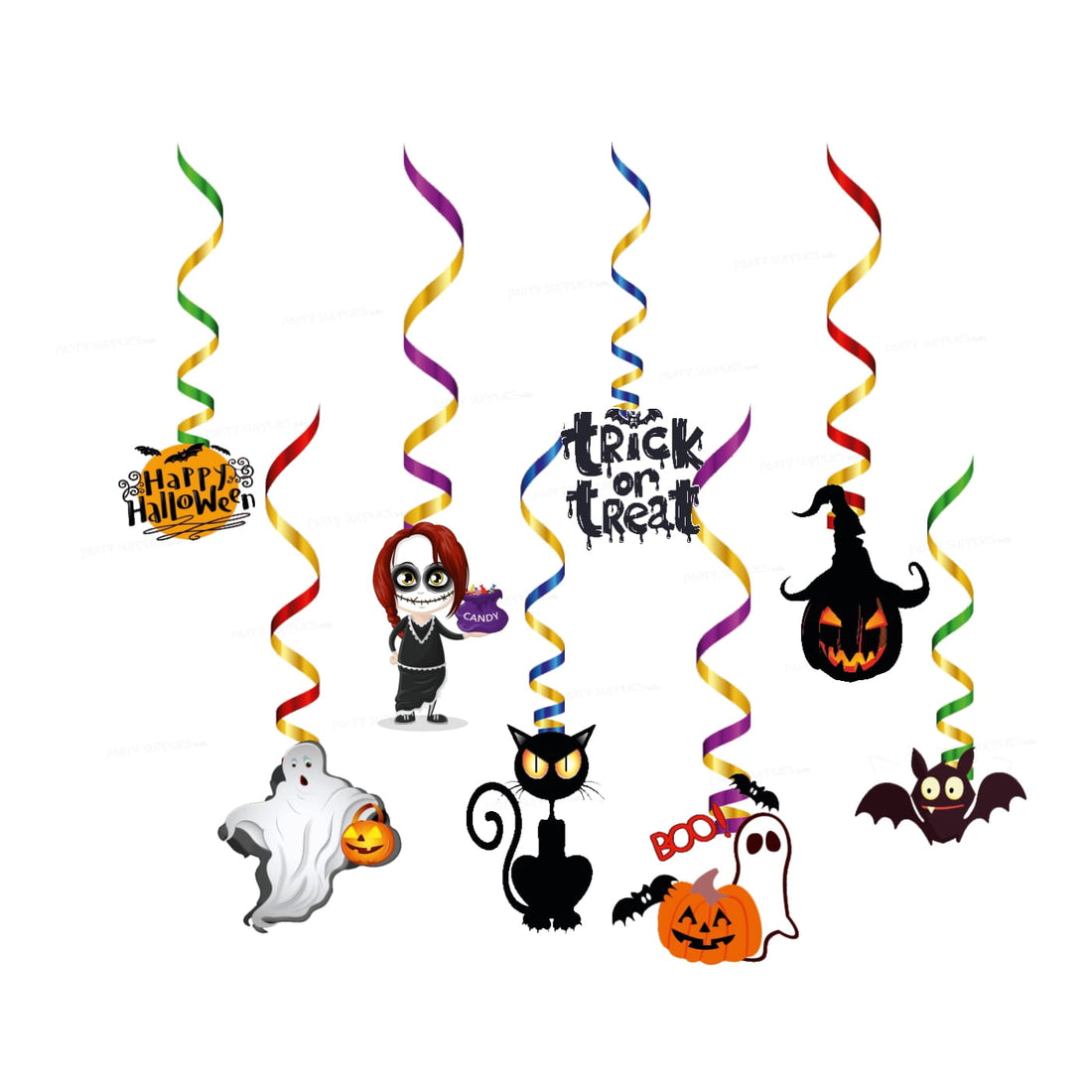 Halloween Theme Customized Swirls