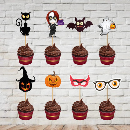 PSI Halloween Theme Cup Cake Topper
