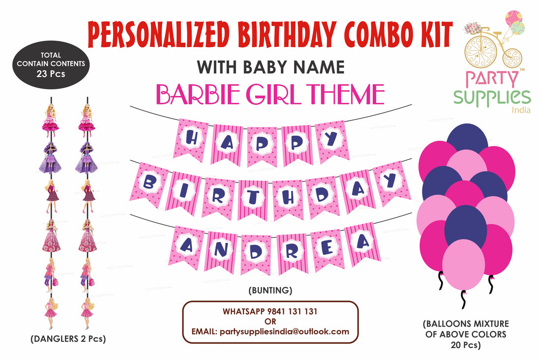 Barbie Theme Basic Combo Kit