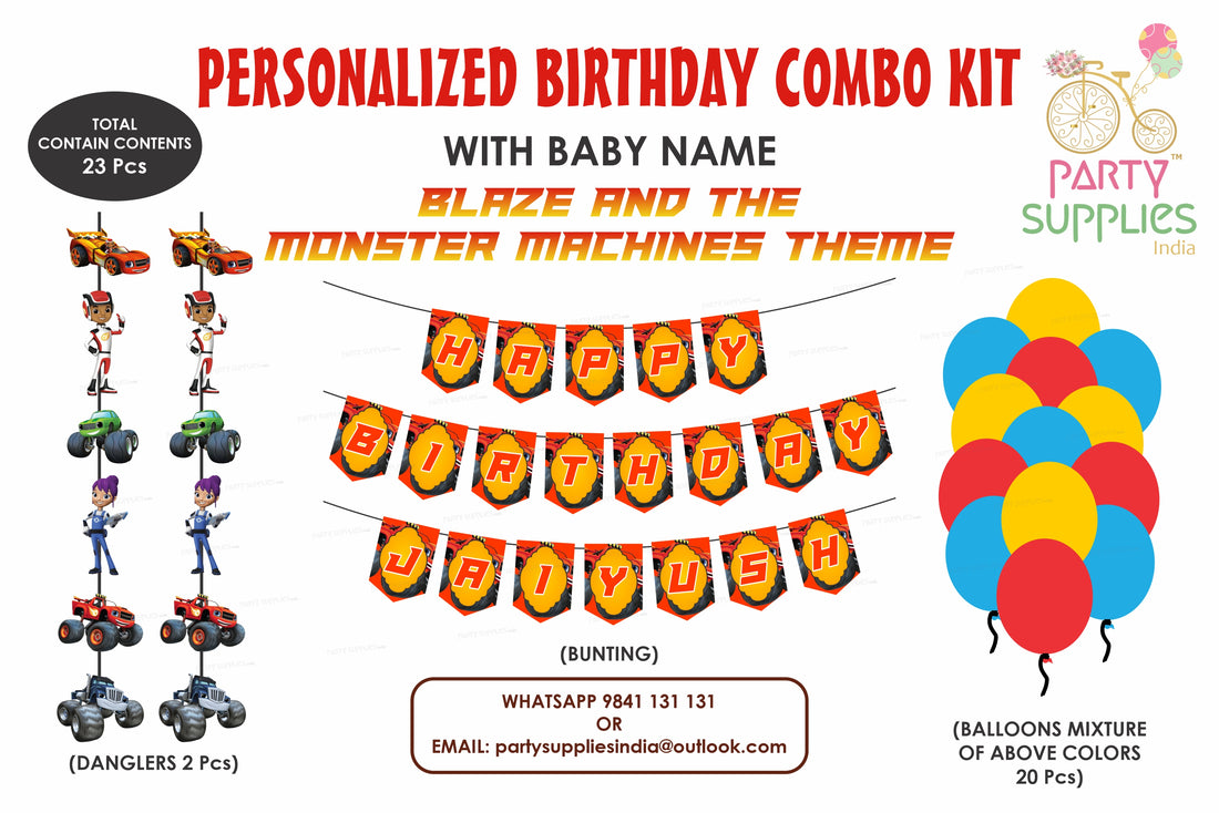 PSI Blaze and the Monster Machines Theme Basic Kit