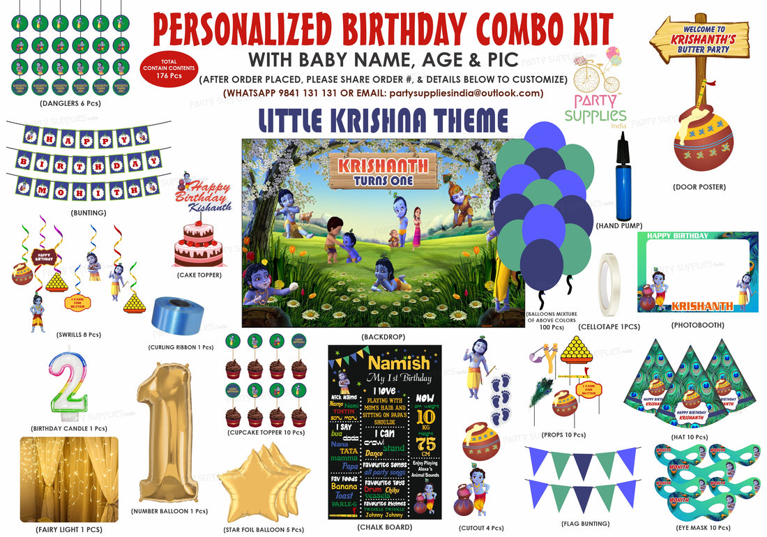 Little Krishna Theme Premium Kit