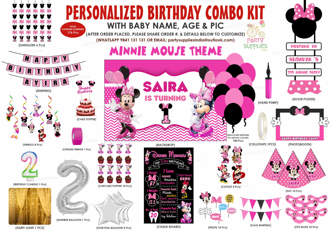 Minnie Mouse Theme Premium Kit