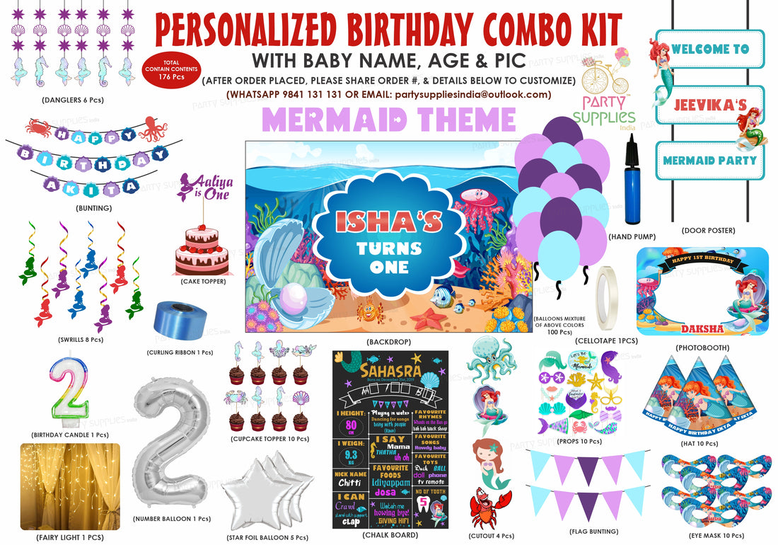 Mermaid Theme Premium Kit