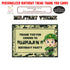 Military Theme Thank You Card - image 1 of 3 | Party Supplies India