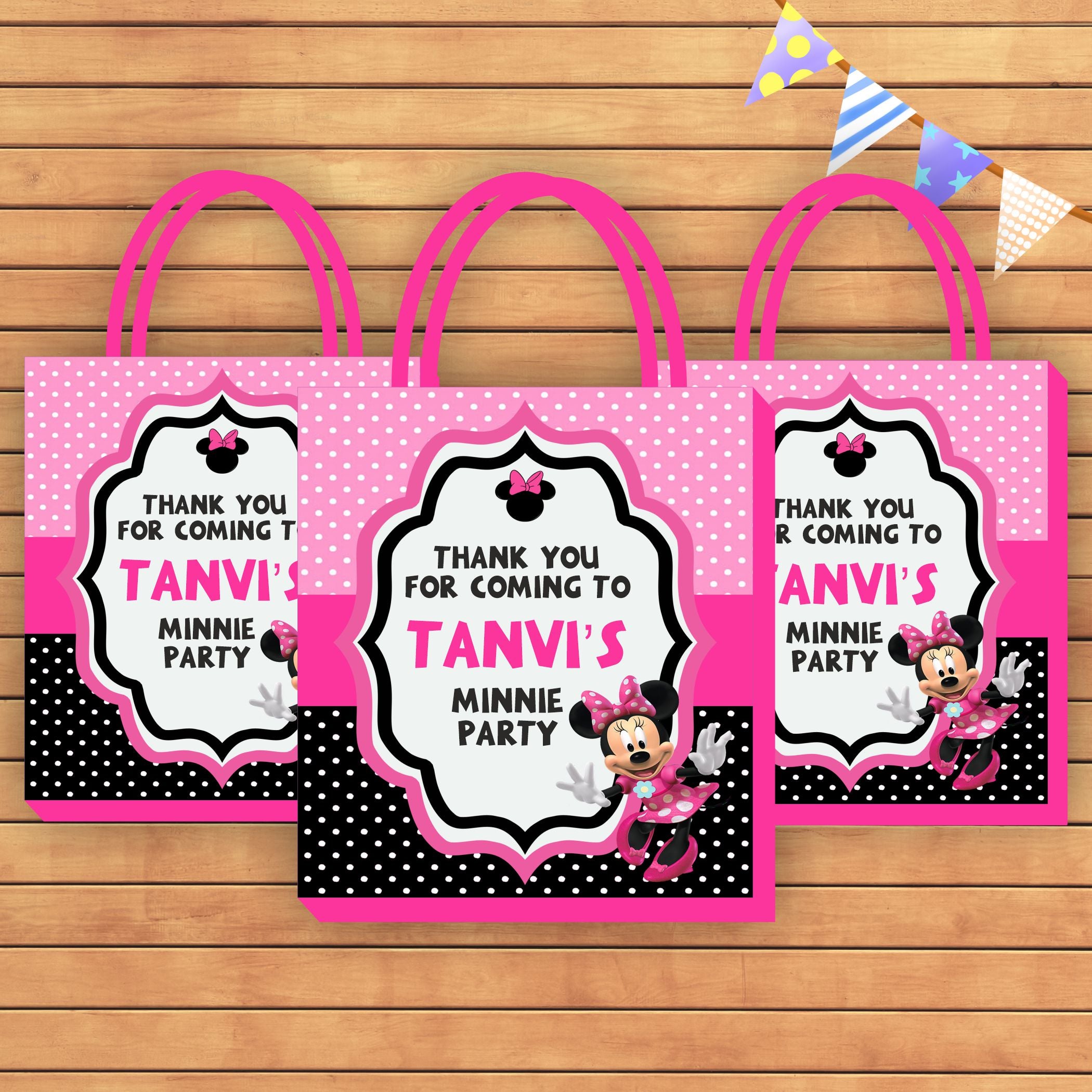 Minnie Mouse Theme Return Gift Bag