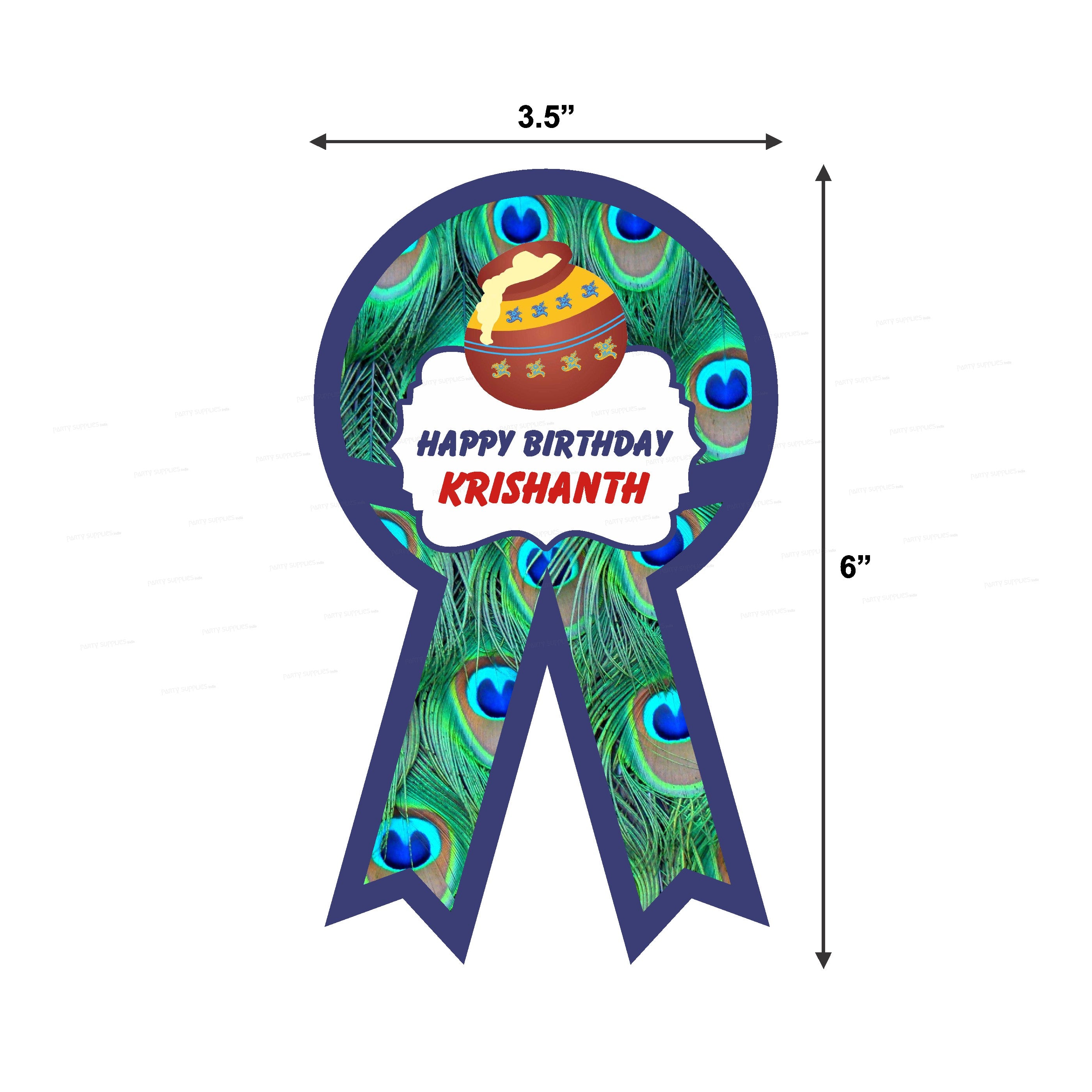 Little Krishna Theme Badges