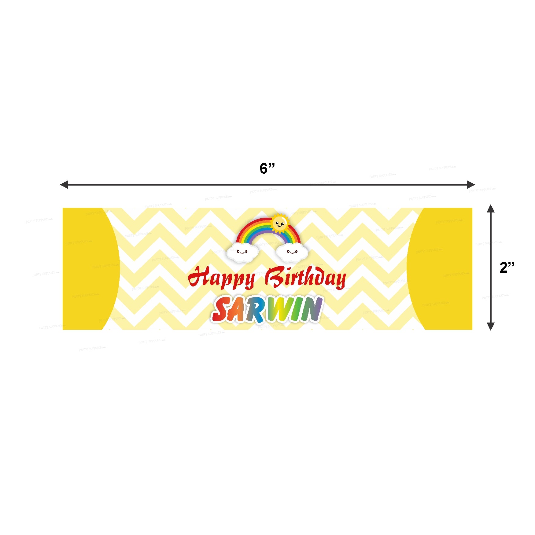 Sunshine Boy Theme Water Bottle Sticker