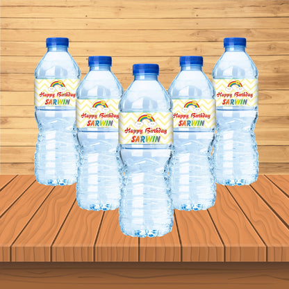 Sunshine Boy Theme Water Bottle Sticker