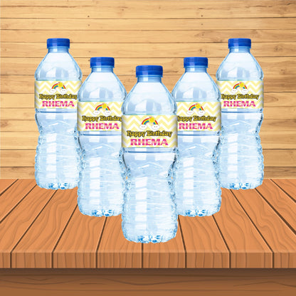 PSI Sunshine Girl Theme Water Bottle Sticker