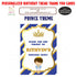 Prince Theme Thank You Card - image 1 of 3 | Party Supplies India