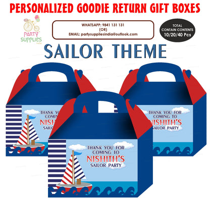 Sailor Theme Goodie Return Gift Boxes