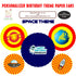 Space Theme Paper Fan - image 1 of 3 | Party Supplies India