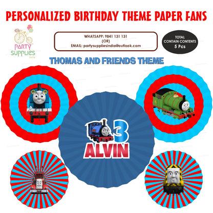 Thomas and Friends Theme Paper Fan