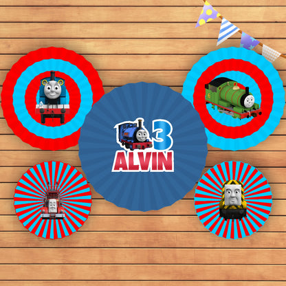 Thomas and Friends Theme Paper Fan