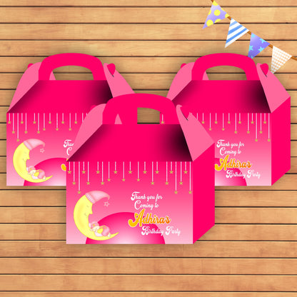 Twinkle Twinkle Little Star Girl Theme Goodie Return Gift Boxes